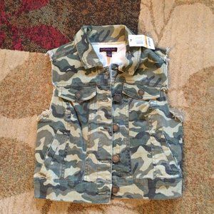 Material Girl Camouflage Vest